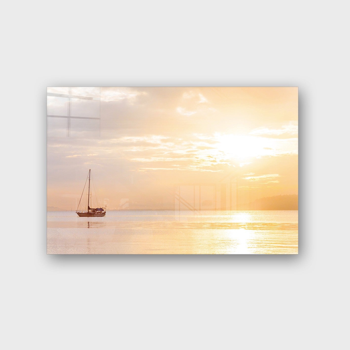 Quadro Decorativo em Vidro Temperado Multicolor 70x100cm - Arte Moderna para Parede