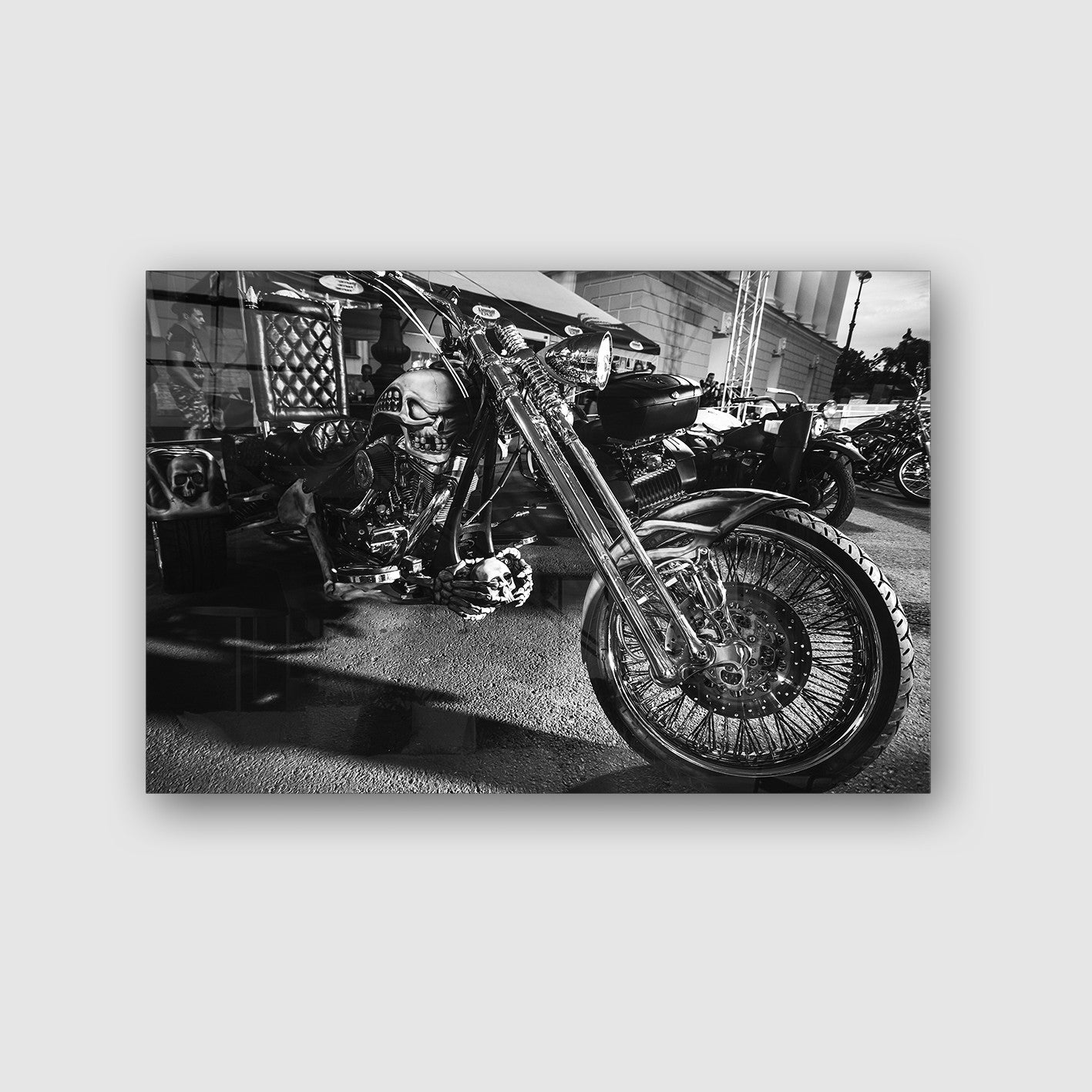 Quadro Decorativo em Vidro Temperado Multicolor 50x70cm - Arte Moderna para Parede