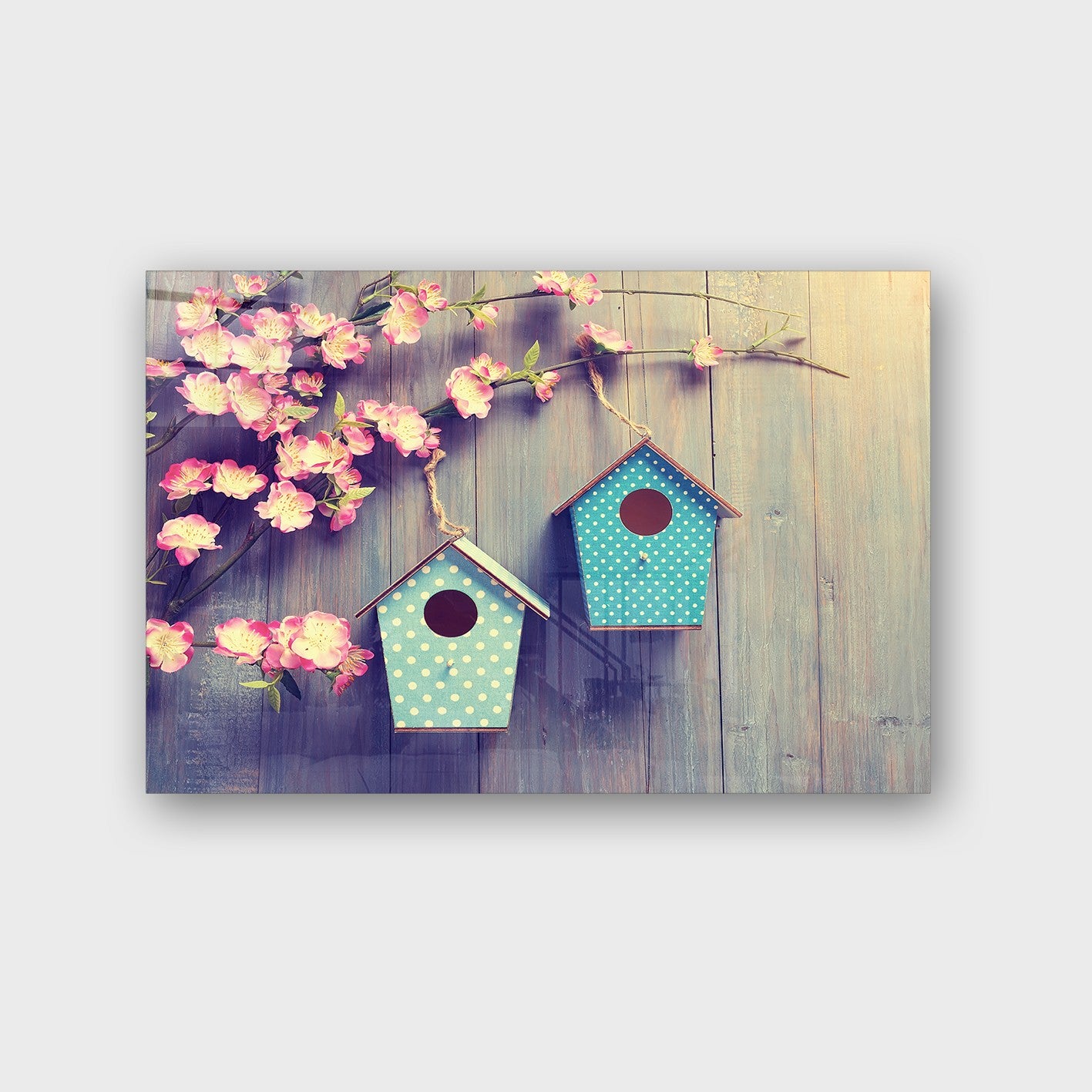 Quadro Decorativo em Vidro Temperado Multicolor 40x60cm - Arte Moderna para Parede