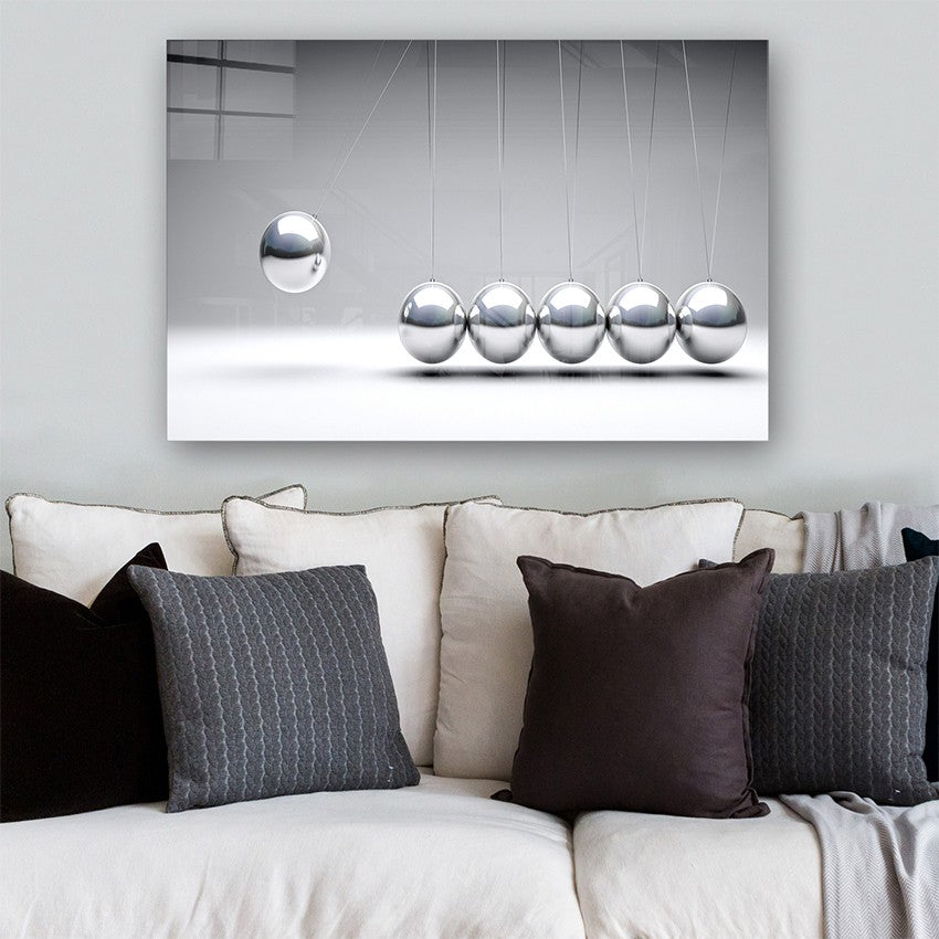 Quadro Decorativo em Vidro Temperado Multicolor 70x100cm - Arte Moderna para Parede