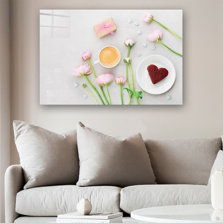 Quadro Decorativo em Vidro Temperado Multicolor 70x100cm - Arte Moderna para Parede