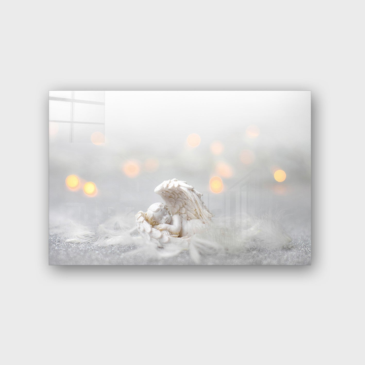 Quadro Decorativo em Vidro Temperado Multicolor 40x60cm - Arte Moderna para Parede