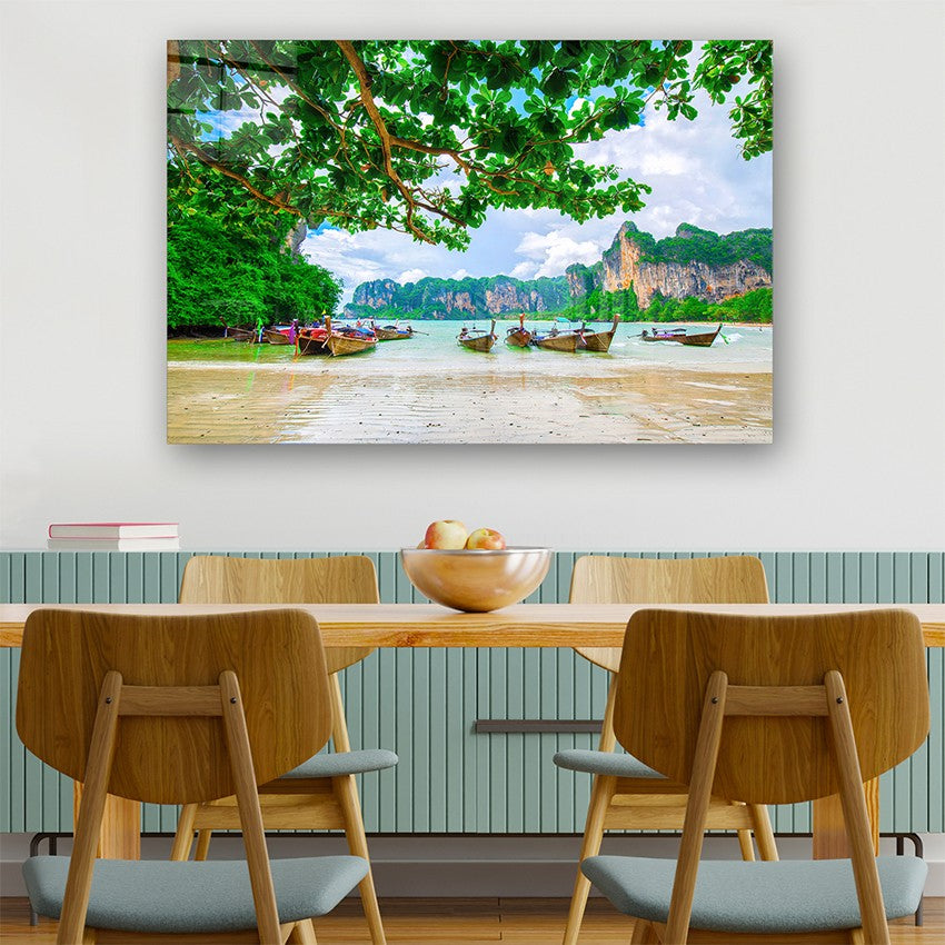 Quadro Decorativo em Vidro Temperado Multicolor 50x70cm - Arte Moderna para Parede