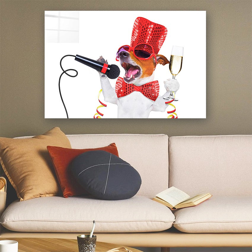 Quadro Decorativo em Vidro Temperado Multicolor 70x100cm - Arte Moderna para Parede