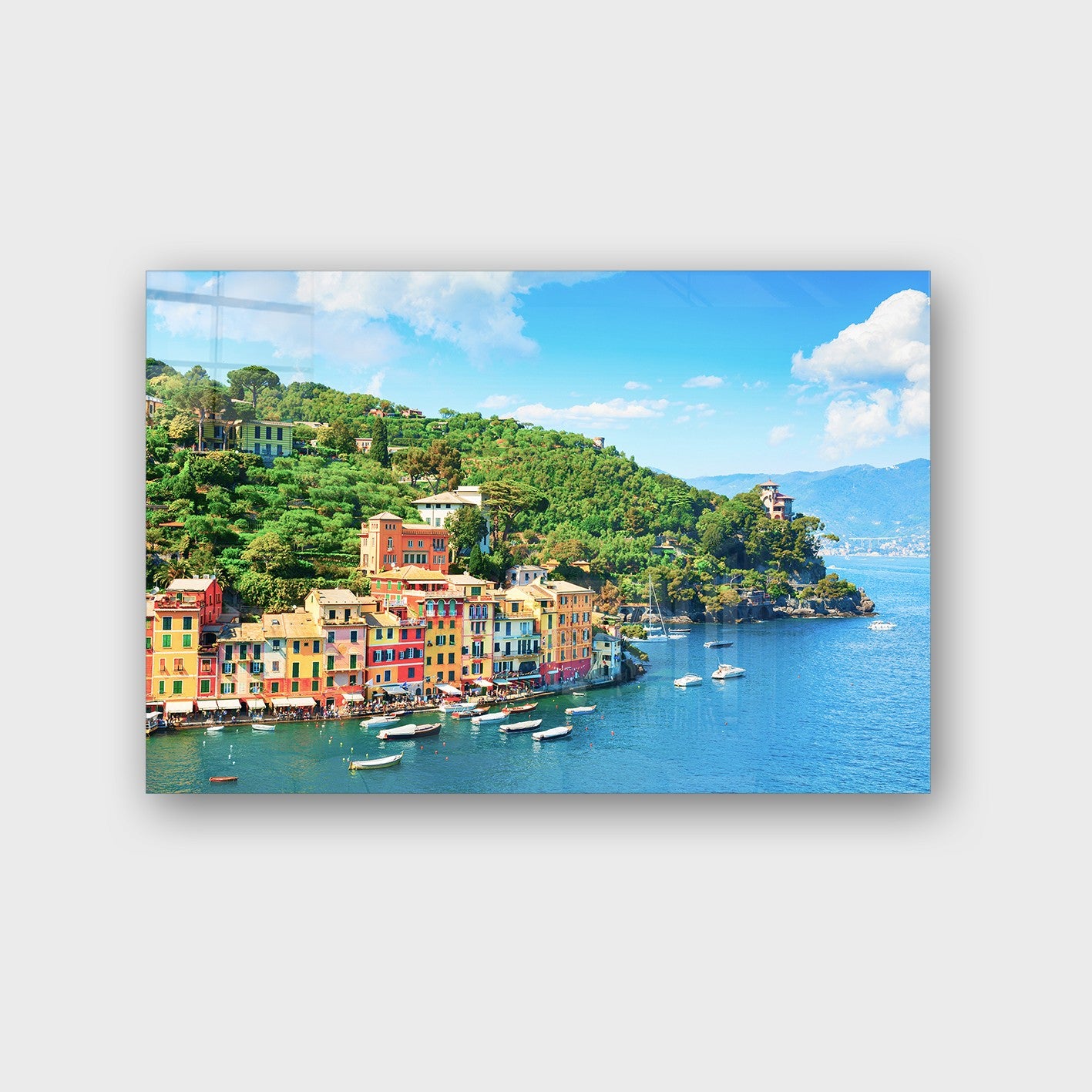 Quadro Decorativo em Vidro Temperado Multicolor 40x60cm - Arte Moderna para Parede