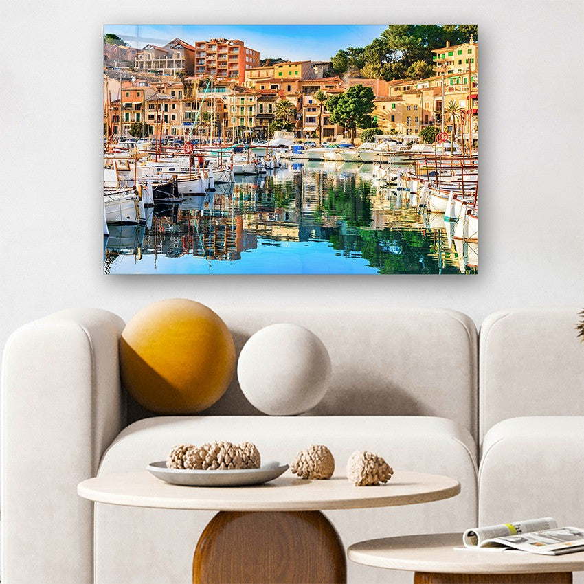 Quadro Decorativo em Vidro Temperado Multicolor 40x60cm - Arte Moderna para Parede