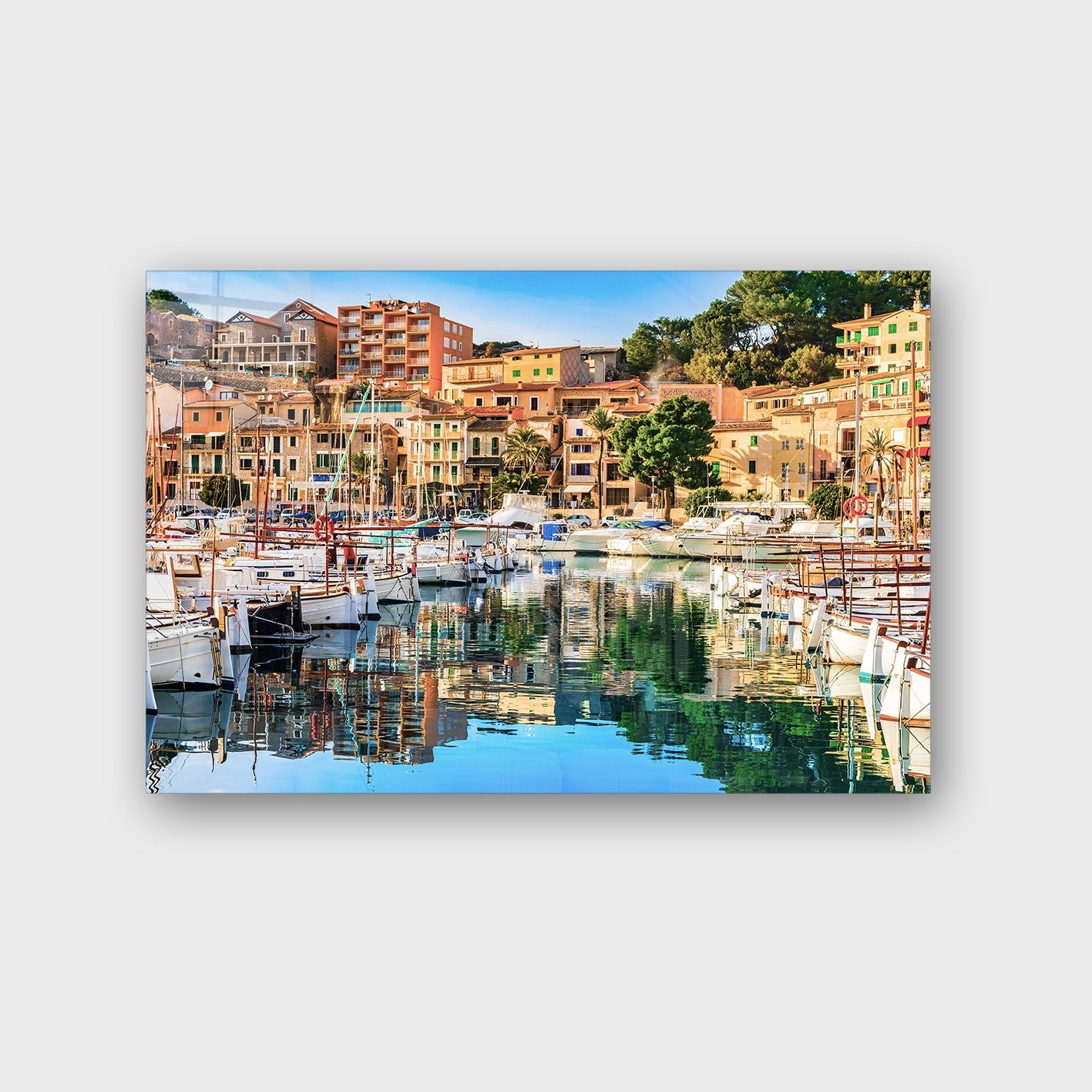 Quadro Decorativo em Vidro Temperado Multicolor 70x100cm - Arte Moderna para Parede