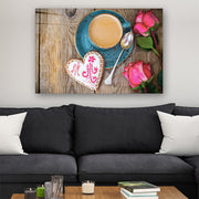 Quadro Decorativo em Vidro Temperado Multicolor 50x70cm - Arte Moderna para Parede