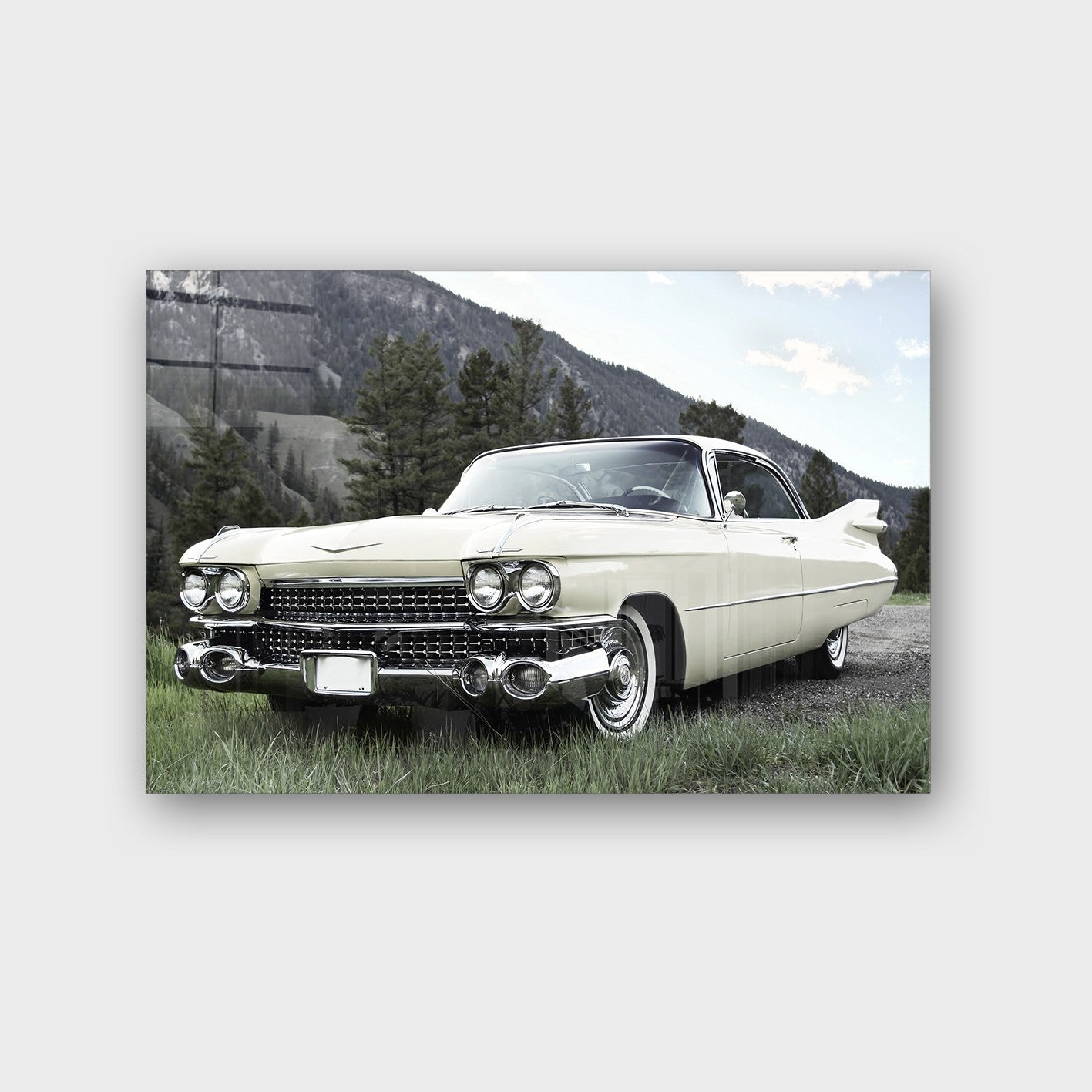 Quadro Decorativo em Vidro Temperado Multicolor 40x60cm - Arte Moderna para Parede