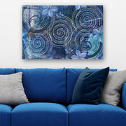 Quadro Decorativo em Vidro Temperado Multicolor 40x60cm - Arte Moderna para Parede