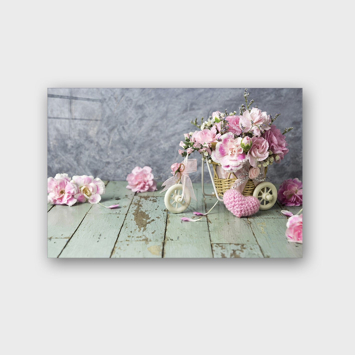 Quadro Decorativo em Vidro Temperado Multicolor 50x70cm - Arte Moderna para Parede