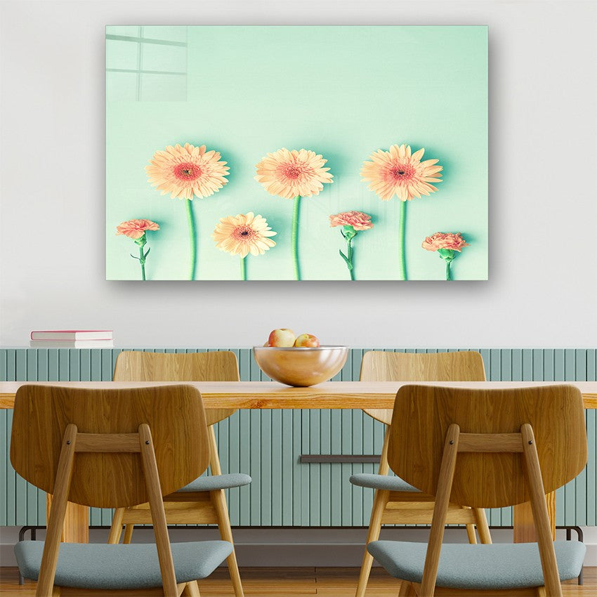 Quadro Decorativo em Vidro Temperado Multicolor 50x70cm - Arte Moderna para Parede