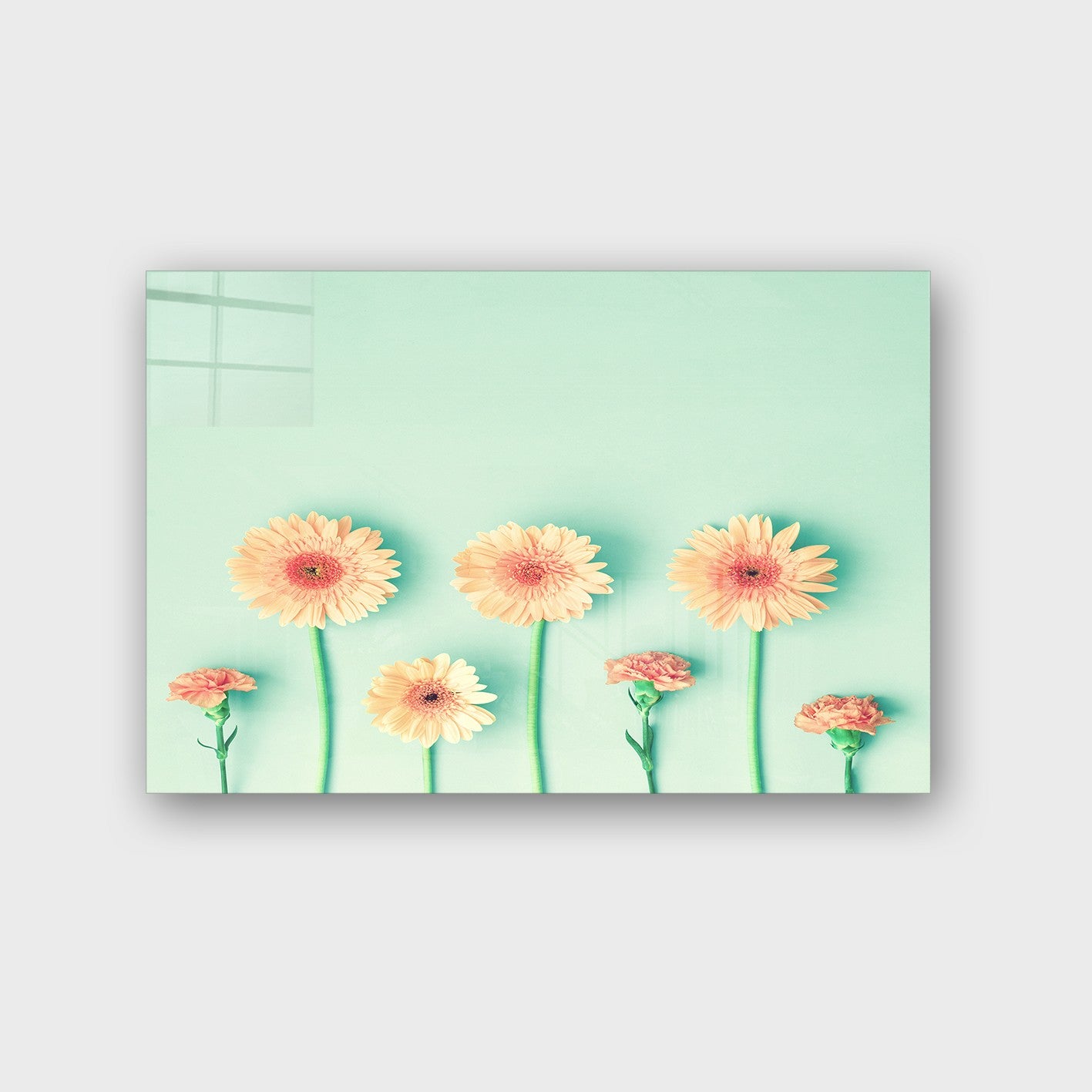 Quadro Decorativo em Vidro Temperado Multicolor 70x100cm - Arte Moderna para Parede