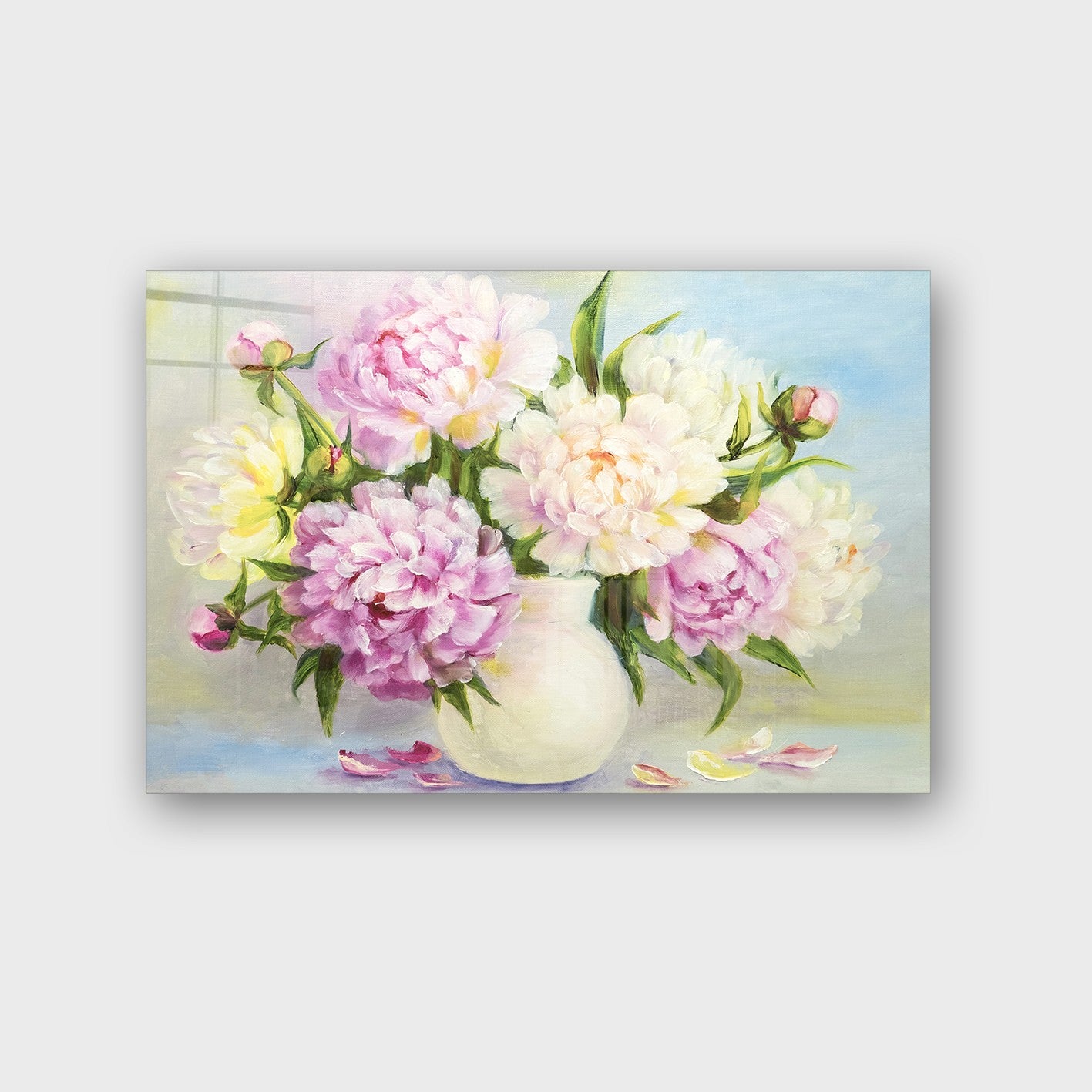 Quadro Decorativo em Vidro Temperado Multicolor 50x70cm - Arte Moderna para Parede