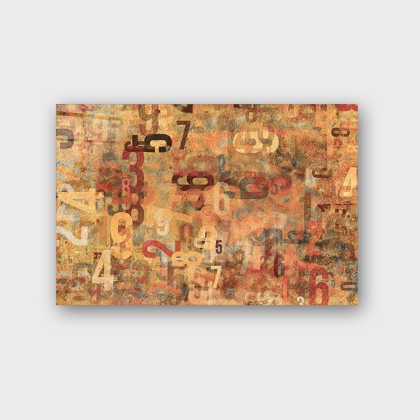 Quadro Decorativo em Vidro Temperado Multicolor 50x70cm - Arte Moderna para Parede