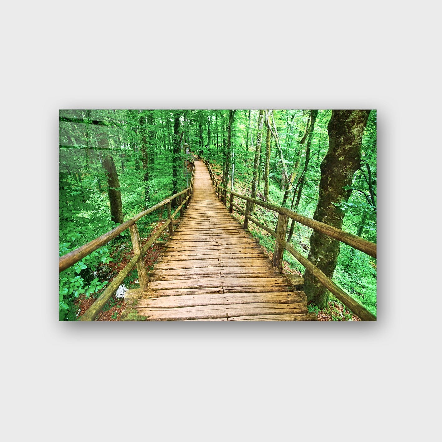 Quadro Decorativo em Vidro Temperado Multicolor 40x60cm - Arte Moderna para Parede