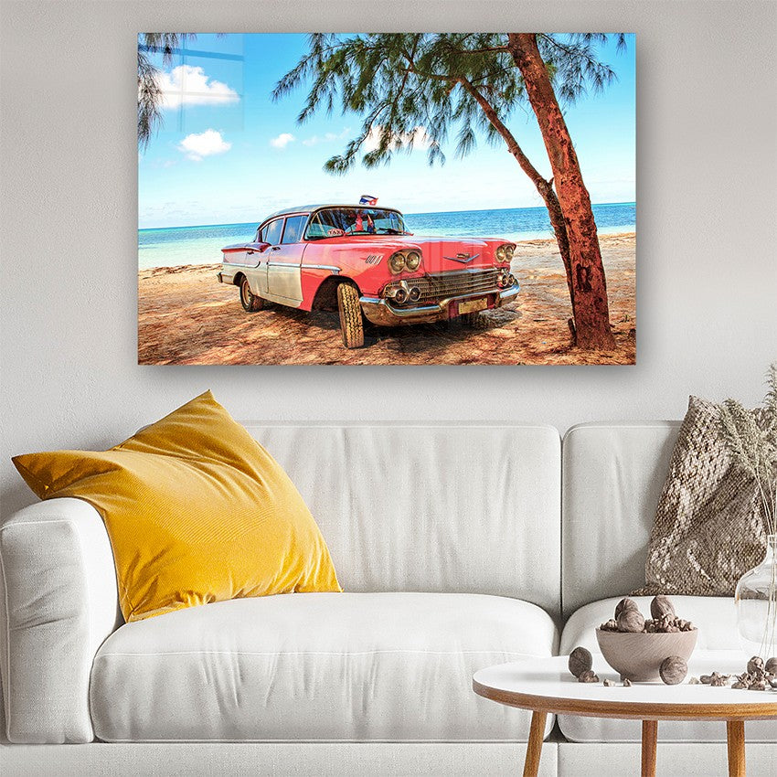 Quadro Decorativo em Vidro Temperado Multicolor 40x60cm - Arte Moderna para Parede