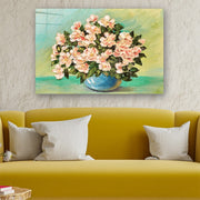 Quadro Decorativo em Vidro Temperado Multicolor 50x70cm - Arte Moderna para Parede