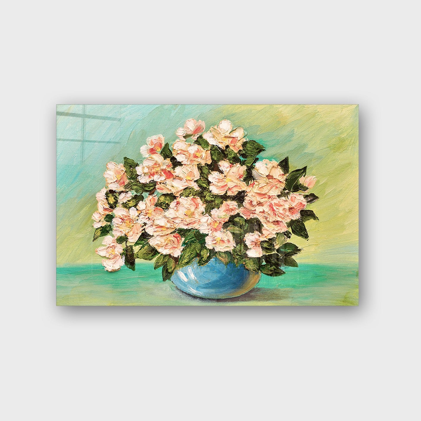 Quadro Decorativo em Vidro Temperado Multicolor 70x100cm - Arte Moderna para Parede