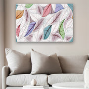 Quadro Decorativo em Vidro Temperado Multicolor 70x100cm - Arte Moderna para Parede