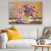 Quadro Decorativo em Vidro Temperado Multicolor 50x70cm - Arte Moderna para Parede