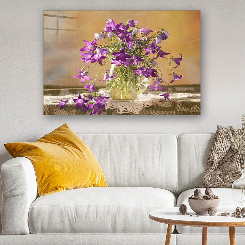 Quadro Decorativo em Vidro Temperado Multicolor 70x100cm - Arte Moderna para Parede