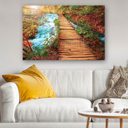 Quadro Decorativo em Vidro Temperado Multicolor 50x70cm - Arte Moderna para Parede