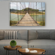 Quadro Decorativo em Vidro Temperado Multicolor 70x100cm - Arte Moderna para Parede