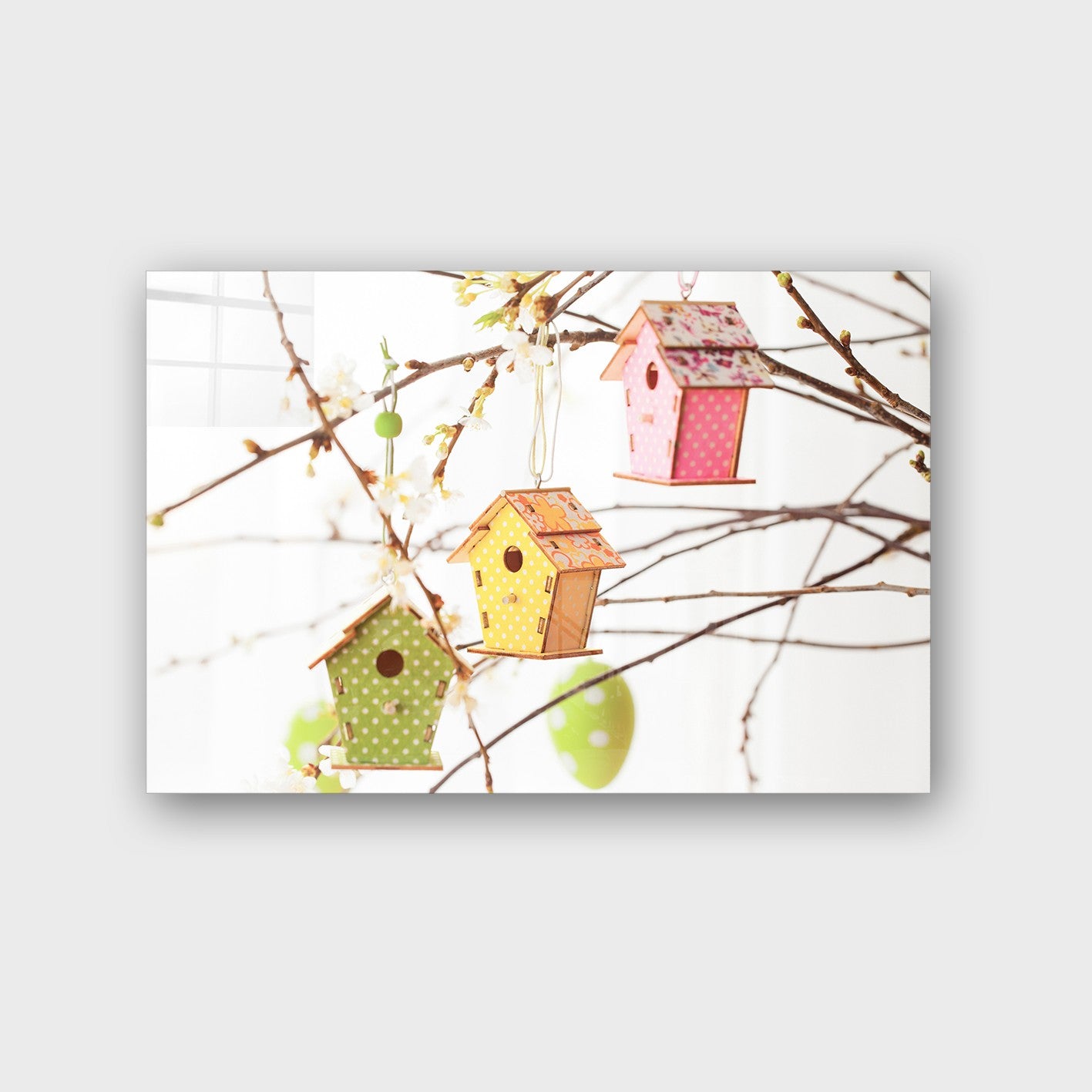 Quadro Decorativo em Vidro Temperado Multicolor 70x100cm - Arte Moderna para Parede