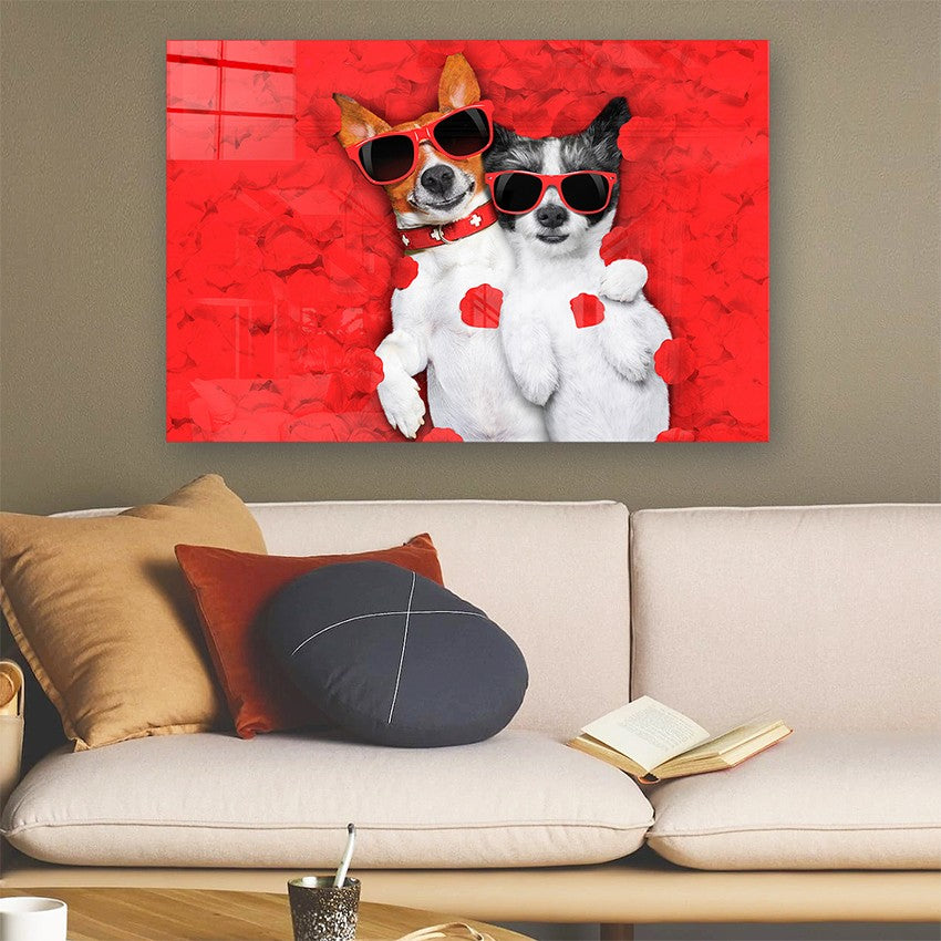 Quadro Decorativo em Vidro Temperado Multicolor 70x100cm - Arte Moderna para Parede