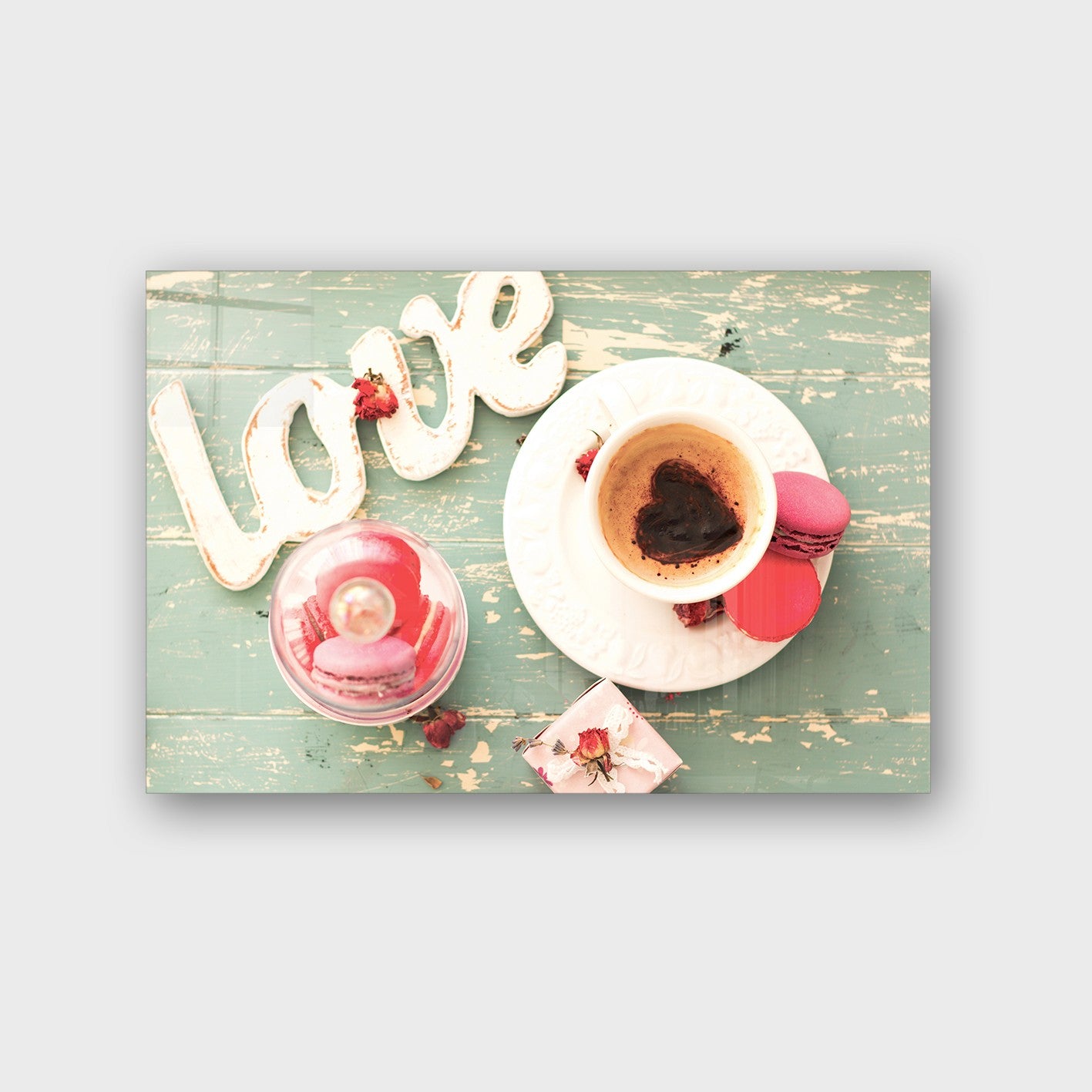 Quadro Decorativo em Vidro Temperado Multicolor 70x100cm - Arte Moderna para Parede