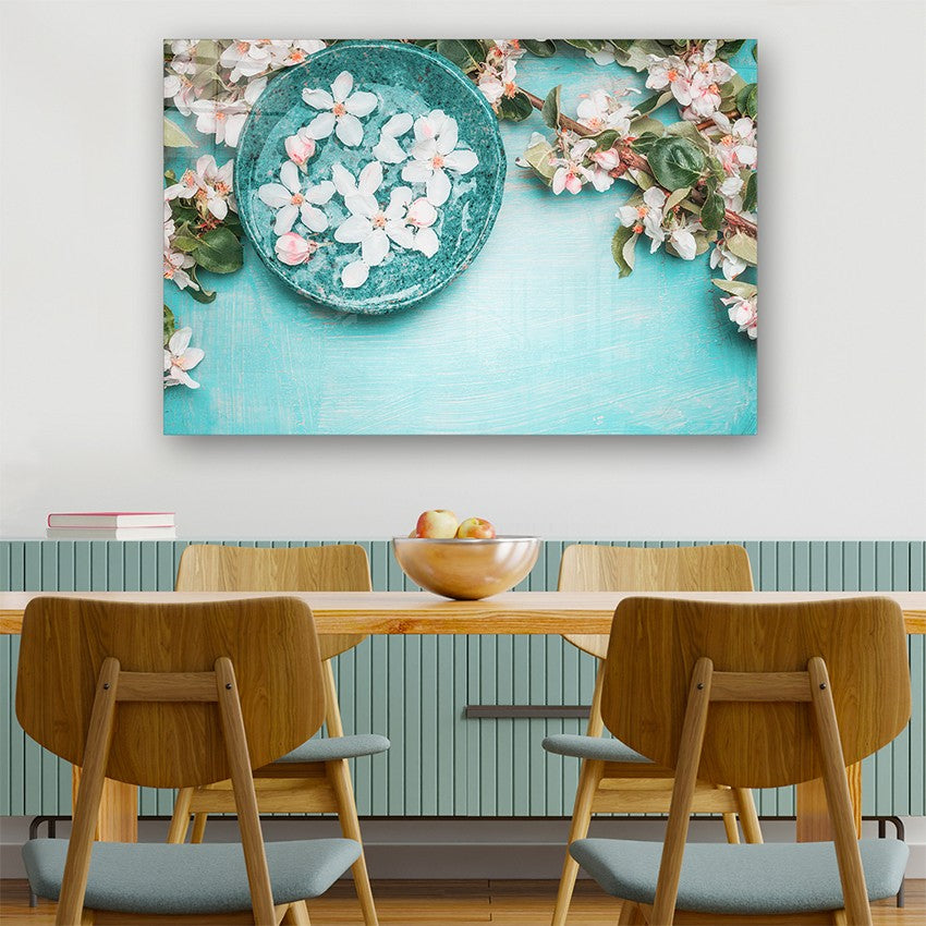 Quadro Decorativo em Vidro Temperado Multicolor 50x70cm - Arte Moderna para Parede