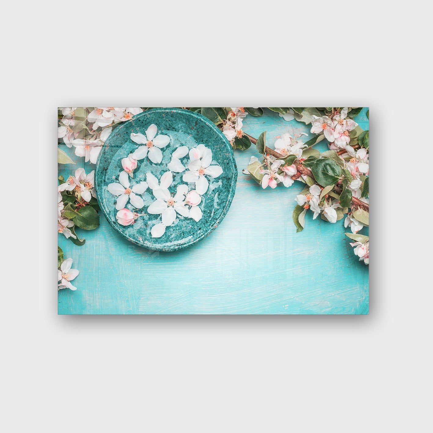 Quadro Decorativo em Vidro Temperado Multicolor 70x100cm - Arte Moderna para Parede