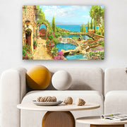 Quadro Decorativo em Vidro Temperado Multicolor 50x70cm - Arte Moderna para Parede