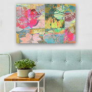 Quadro Decorativo em Vidro Temperado Multicolor 50x70cm - Arte Moderna para Parede