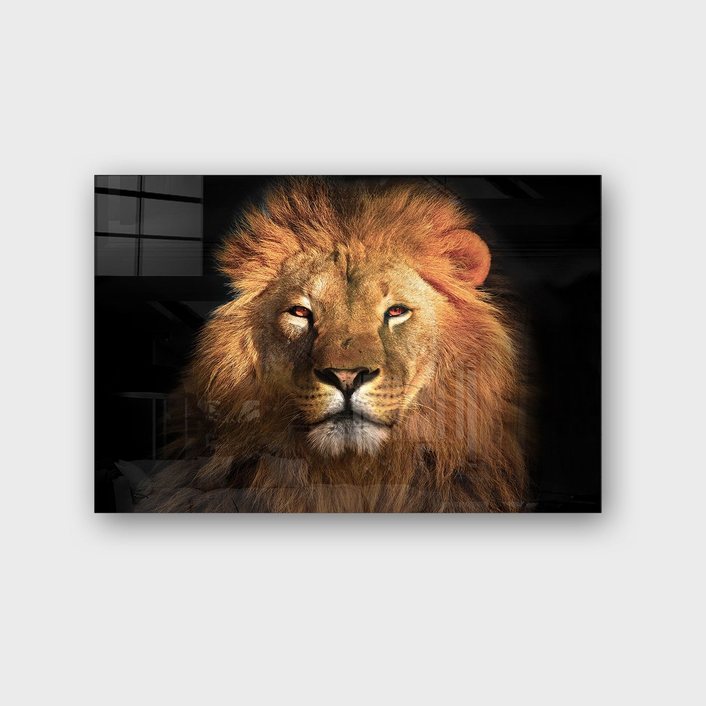 Quadro Decorativo em Vidro Temperado Multicolor 50x70cm - Arte Moderna para Parede