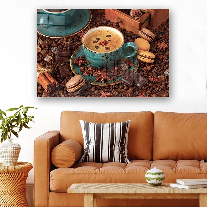 Quadro Decorativo em Vidro Temperado Multicolor 40x60cm - Arte Moderna para Parede