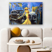 Quadro Decorativo em Vidro Temperado Multicolor 40x60cm - Arte Moderna para Parede