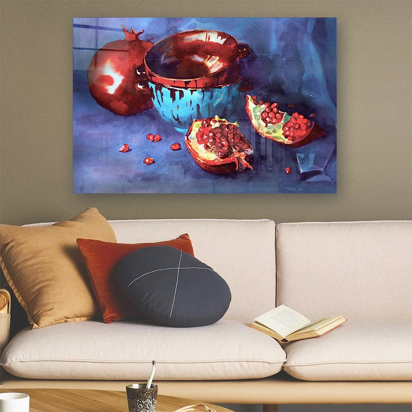 Quadro Decorativo em Vidro Temperado Multicolor 70x100cm - Arte Moderna para Parede