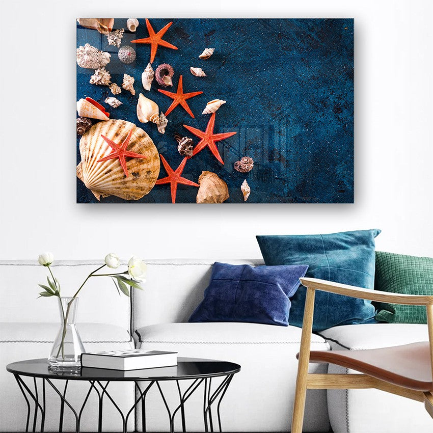 Quadro Decorativo em Vidro Temperado Multicolor 50x70cm - Arte Moderna para Parede