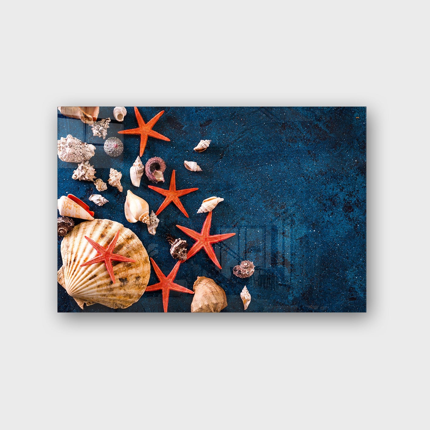 Quadro Decorativo em Vidro Temperado Multicolor 50x70cm - Arte Moderna para Parede