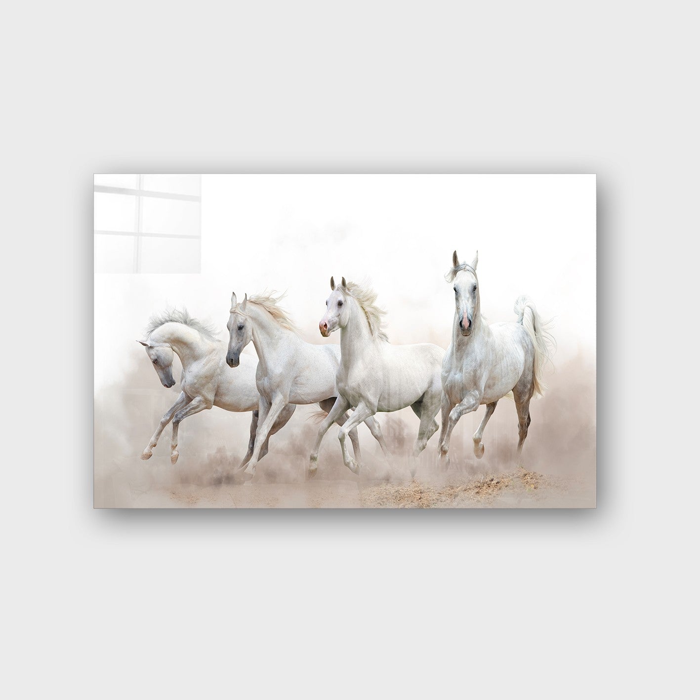 Quadro Decorativo em Vidro Temperado Multicolor 50x70cm - Arte Moderna para Parede