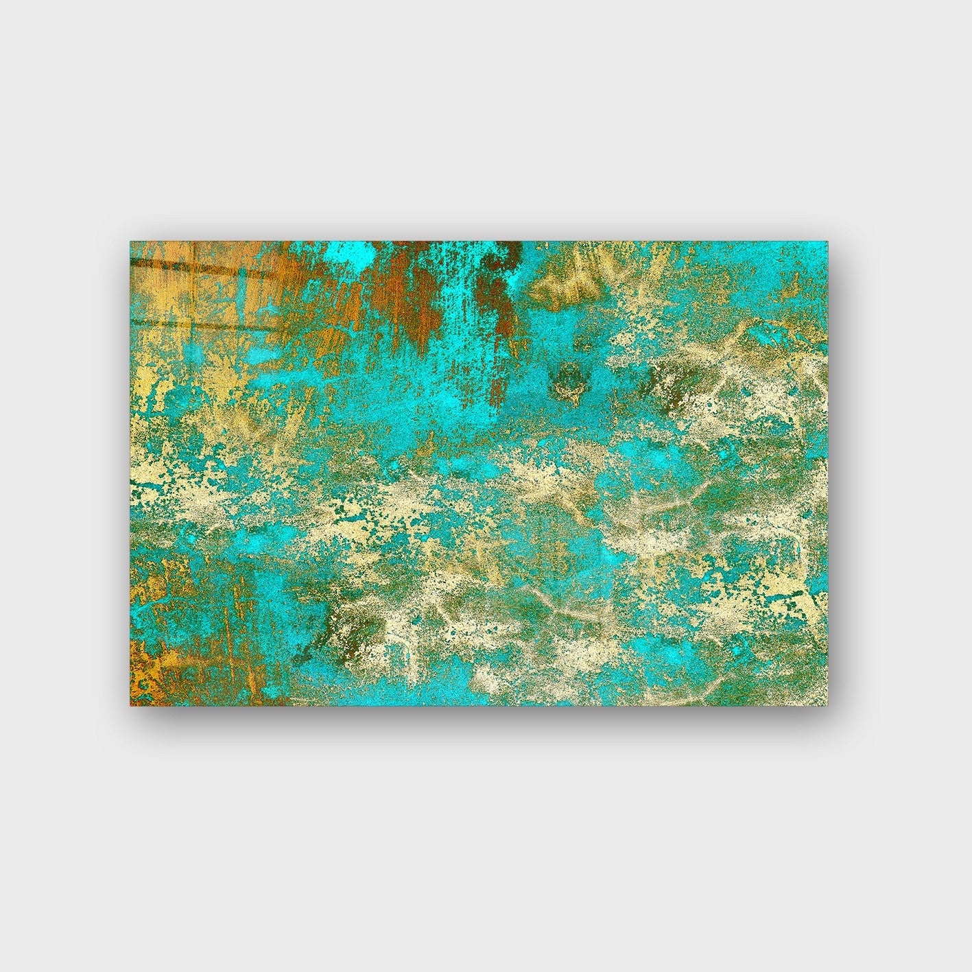 Quadro Decorativo em Vidro Temperado Multicolor 70x100cm - Arte Moderna para Parede