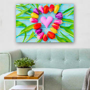 Quadro Decorativo em Vidro Temperado Multicolor 40x60cm - Arte Moderna para Parede