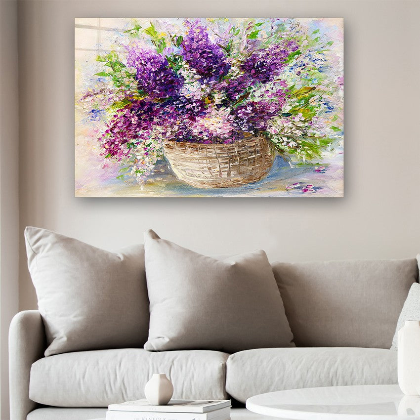 Quadro Decorativo em Vidro Temperado Multicolor 40x60cm - Arte Moderna para Parede