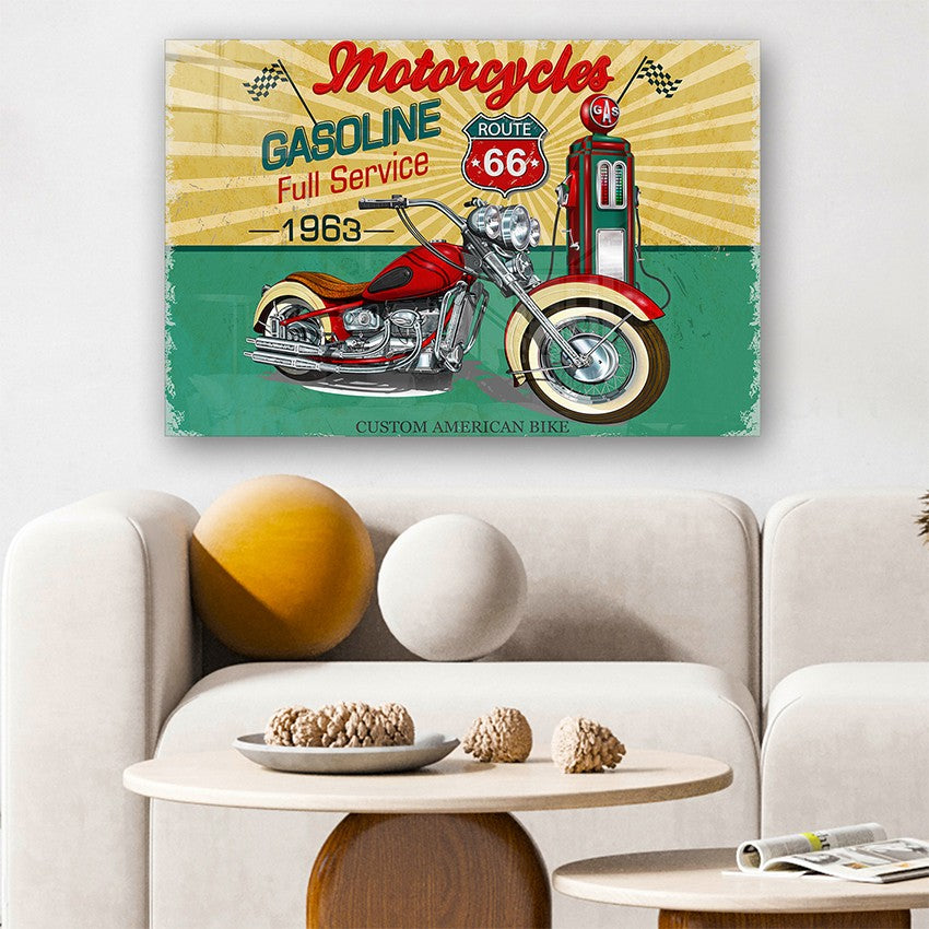 Quadro Decorativo em Vidro Temperado Multicolor 40x60cm - Arte Moderna para Parede