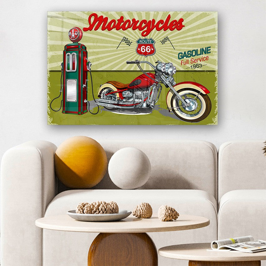 Quadro Decorativo em Vidro Temperado Multicolor 40x60cm - Arte Moderna para Parede