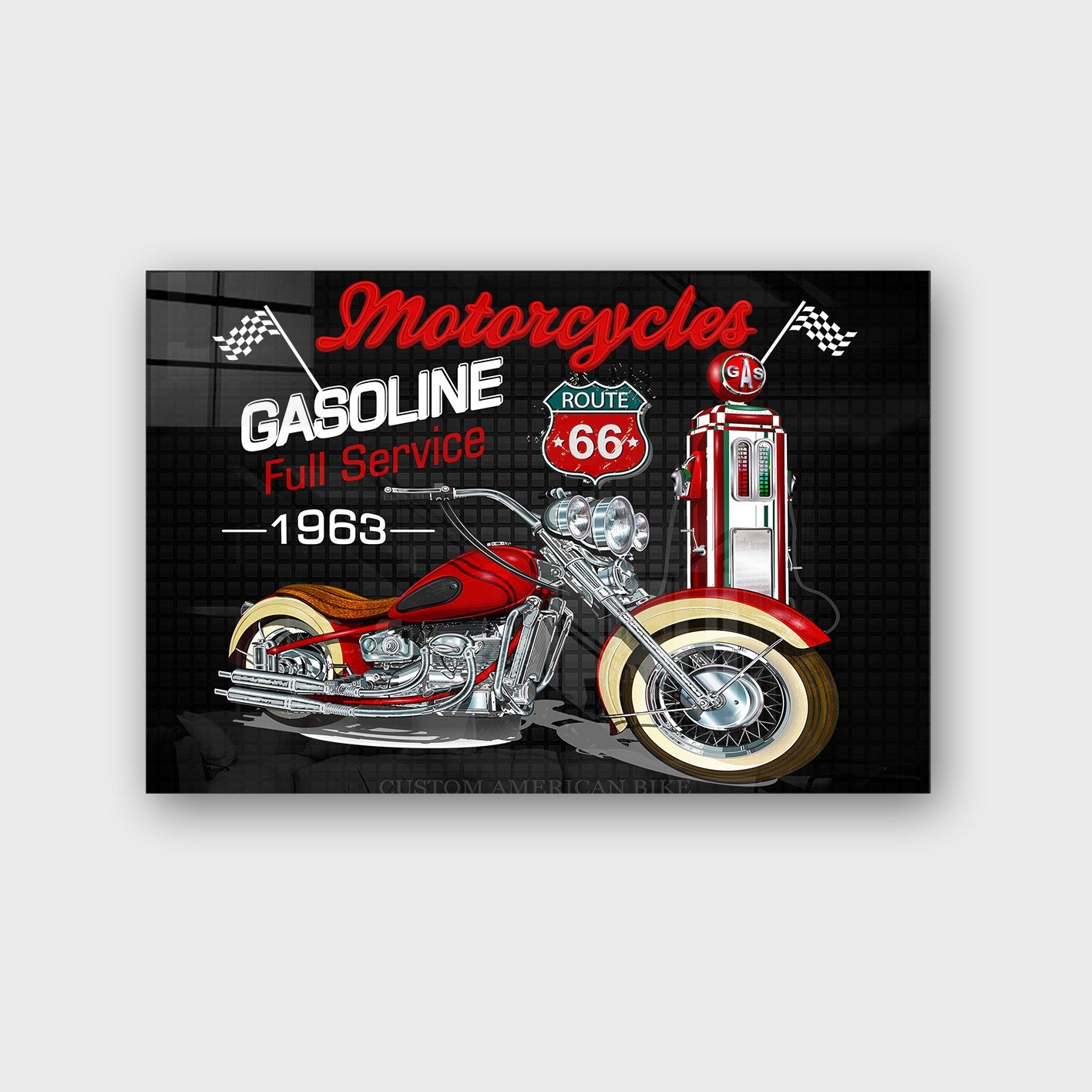 Quadro Decorativo em Vidro Temperado Multicolor 50x70cm - Arte Moderna para Parede