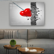 Quadro Decorativo em Vidro Temperado Multicolor 70x100cm - Arte Moderna para Parede