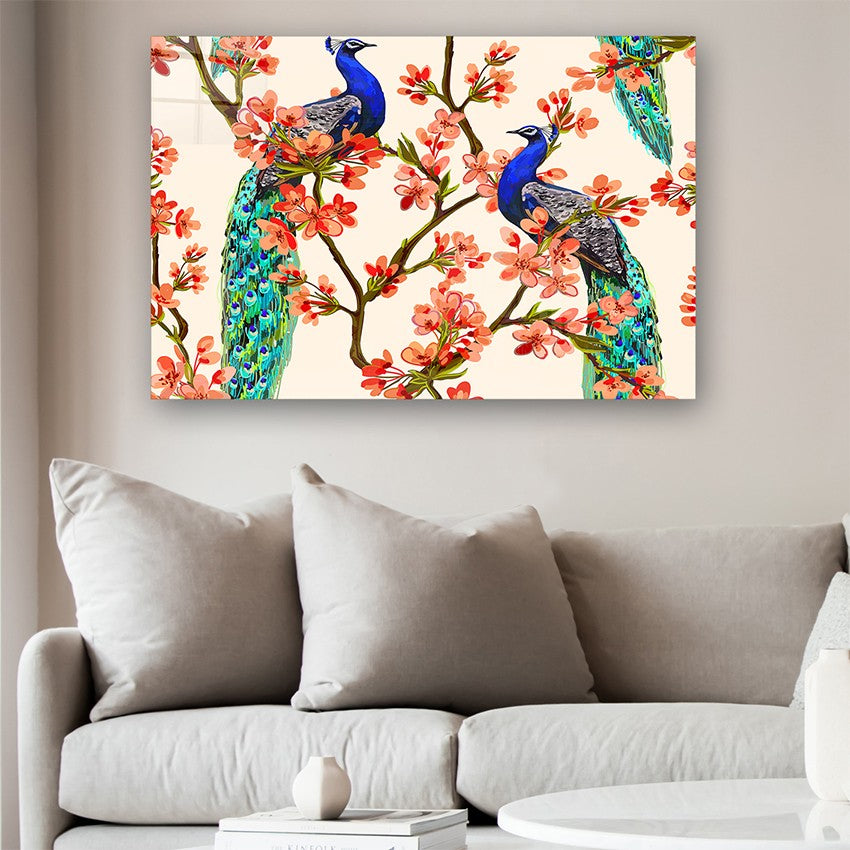 Quadro Decorativo em Vidro Temperado Multicolor 70x100cm - Arte Moderna para Parede